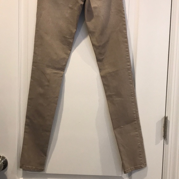 H&M taupe denim jean leggings size 2 - Picture 5 of 8
